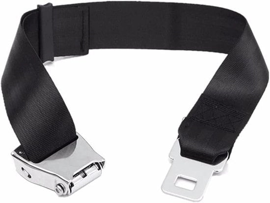 Accessori di Sicurezza per Auto - Verlengstuk di Cinturone di Sicurezza - Cinturone di Sicurezza Auto - Clip di Cinturone - Verlenggesp - Cinturone di Sicurezza Auto - Accessori per Sicurezza Extra - 1 Pezzo - Nero - 25-80 cm