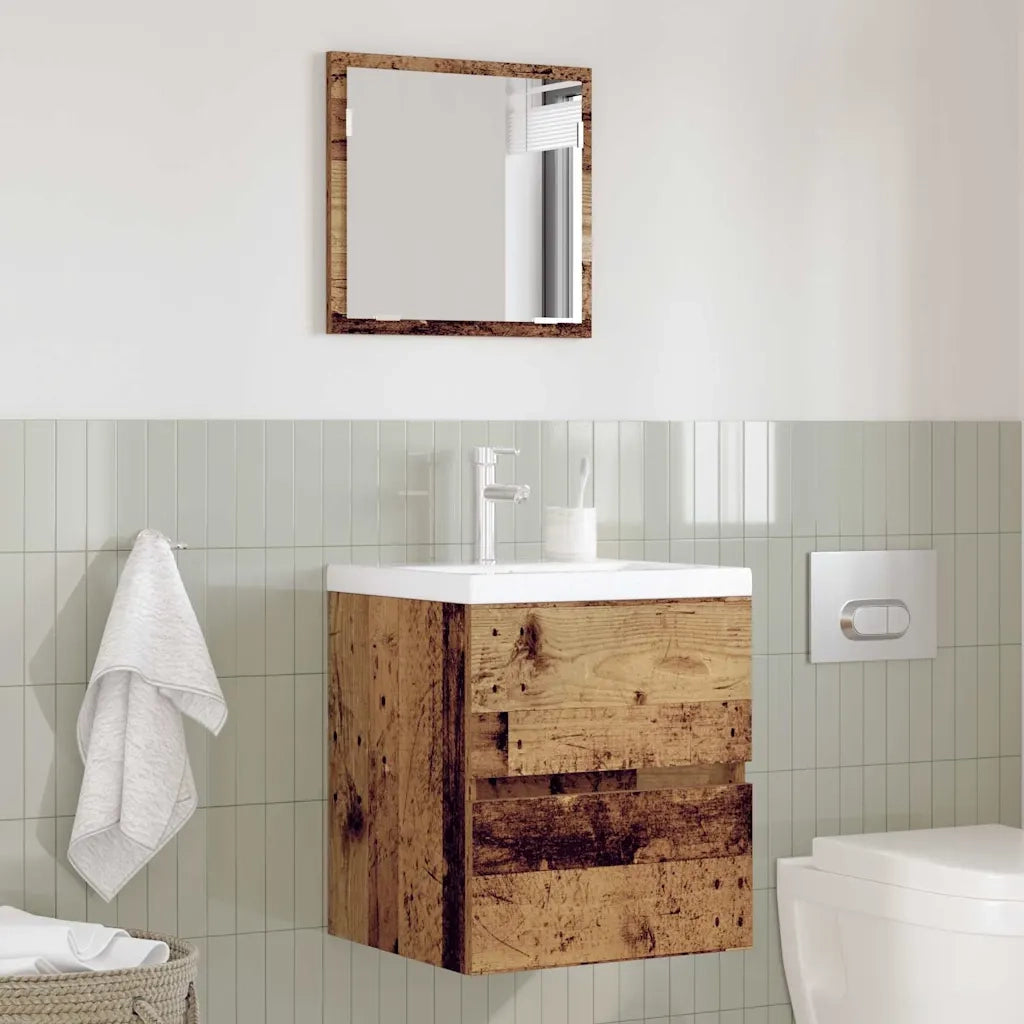 Mobile da Bagno con cassetto Legno vecchio 41 x 38,5 x 45 cm 875700