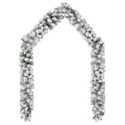 Ghirlanda Natalizia con Neve Verde 10 m in PVC 320968
