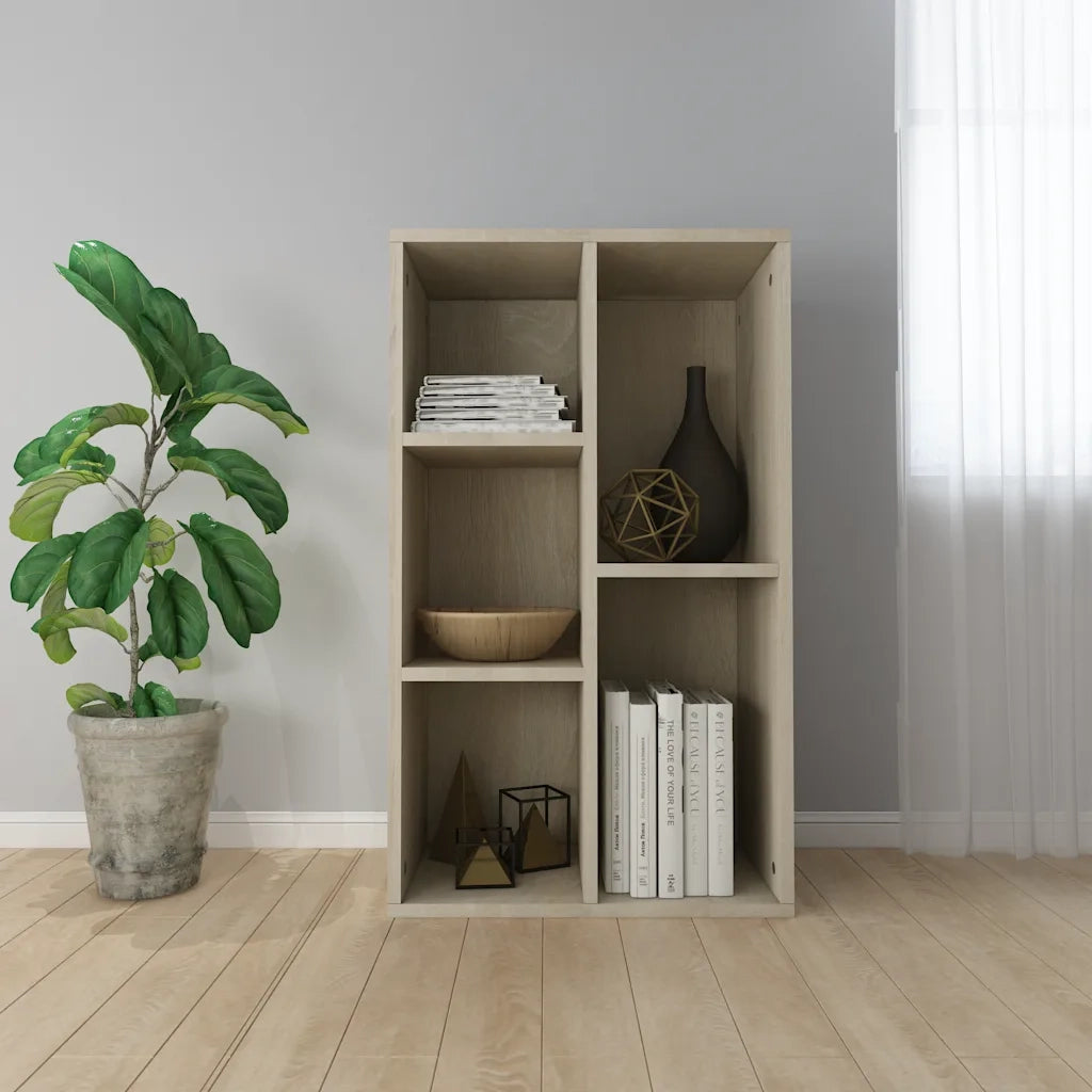 Libreria/Credenza Rovere Sonoma 50x25x80 cm Legno Multistrato 800165