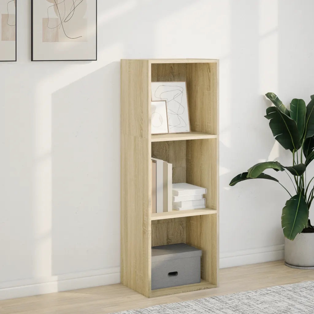 Libreria Rovere Sonoma 40x30x114 cm in Legno Multistrato 857869