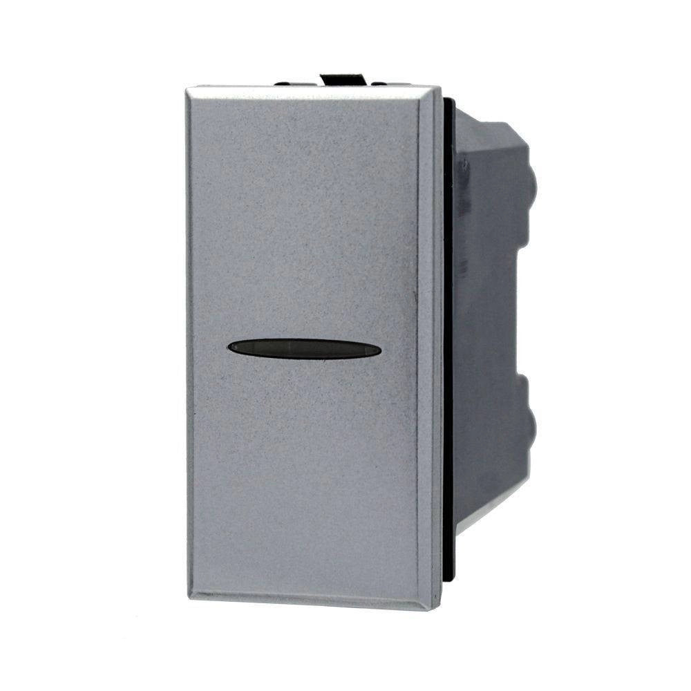 Trade Shop - Invertitore 1p 16a Assiale Colore Silver Compatibile Con Bticino Axolute -