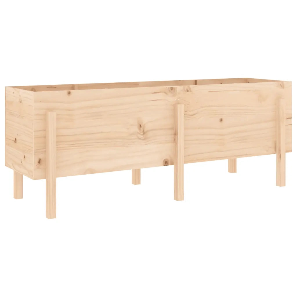 Fioriera Rialzata da Giardino 160x50x57 cm Legno Massello Pino 825219