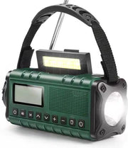 Radio di Emergenza a Batterie - Solare Rinnovabile - Blu - Per Emergenze