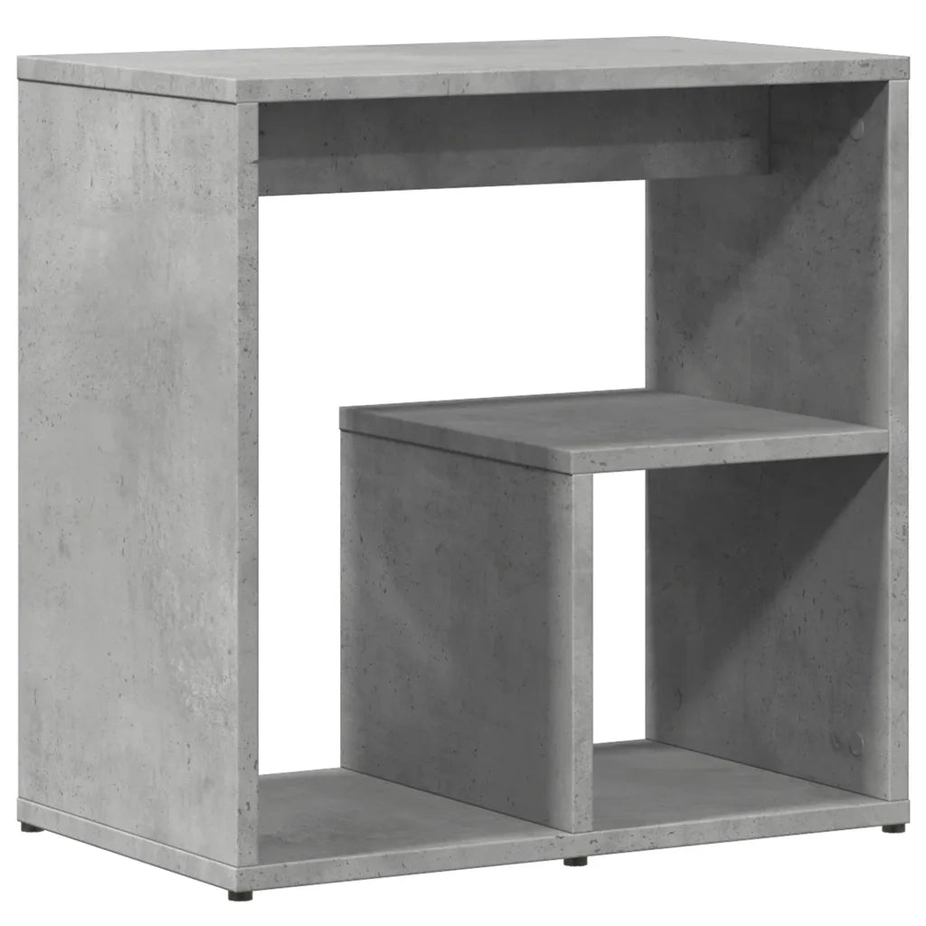 Tavolini 2pz Grigio Cemento 50x30x50 cm in Legno Multistrato 840562