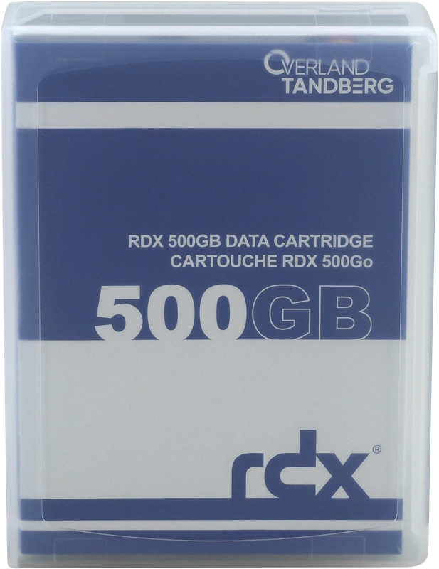 ORIGINAL Tandberg Data Accessori per computer nero 8541-RDX RDX 500GB HDD Kartusche RDX HDD Cartridge, 500 GB