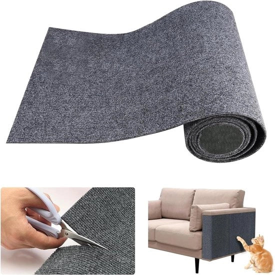 Mat per gatti - 200 cm x 40 cm - Fai da te tagliabile su misura - Tappeto autoadesivo per gatti - Mat per gatti con protezione contro graffi