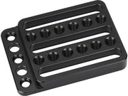 Piattaforma di Accoppiamento per Fotocamera Mini - Estensione con Viti 1/4"-20 - Accessori per Fotocamera DSLR - Multifunzionale - Leggero - Costruzione in Lega di Alluminio - Piattaforma di Accoppiamento per Fotocamera
