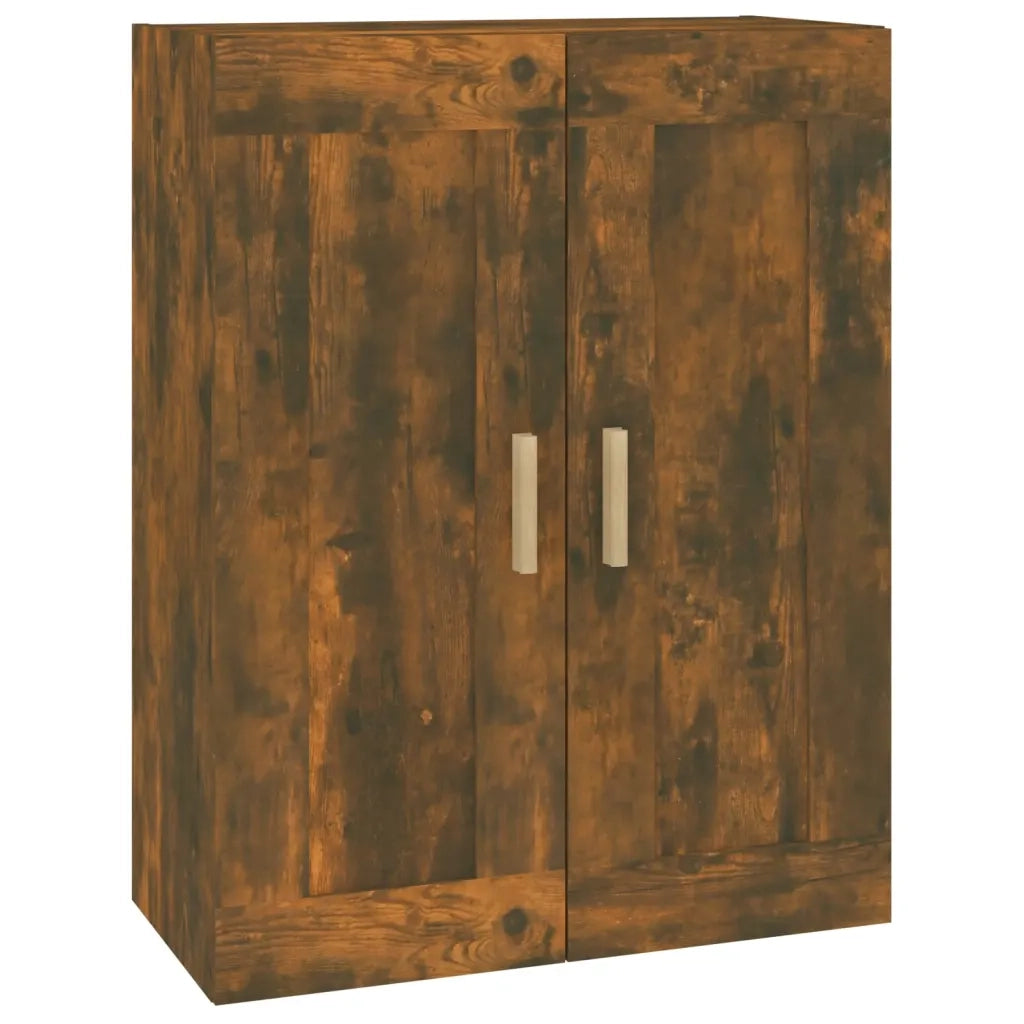 Mobile a Parete Rovere Fumo 69,5x32,5x90cm in Legno Multistrato cod mxl 40694