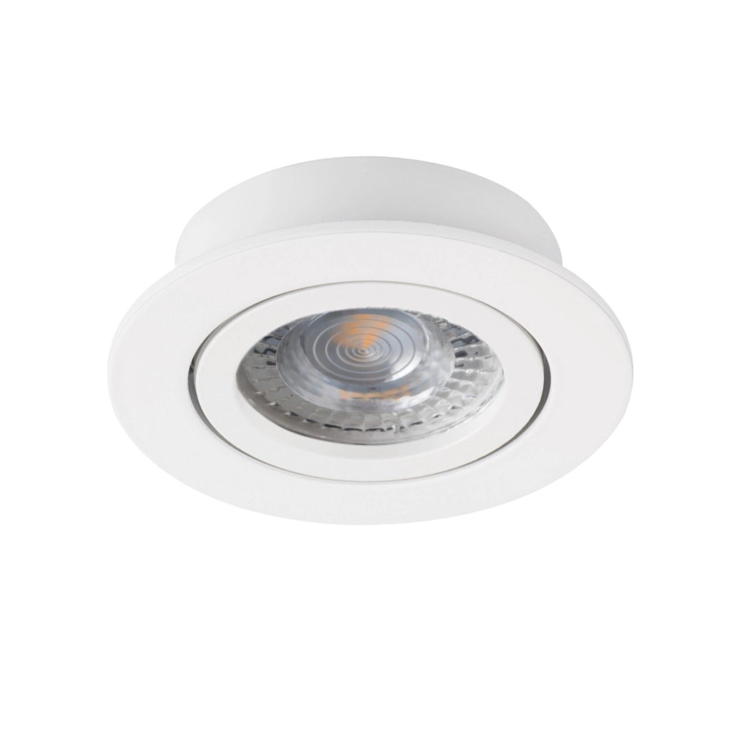 Kanlux Dalla faretto incasso tondo bianco orientabile 22437