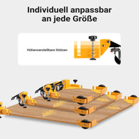 Set di 4x ruote per carrelli, ruote per mobili pesanti, rotelle con portata fino a 180 kg, ruote pivottanti con freno, per carichi pesanti