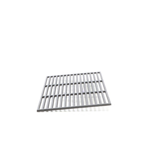 Griglia rettangolare in ghisa 54 x 34 cm per barbecue a carbone e a gas