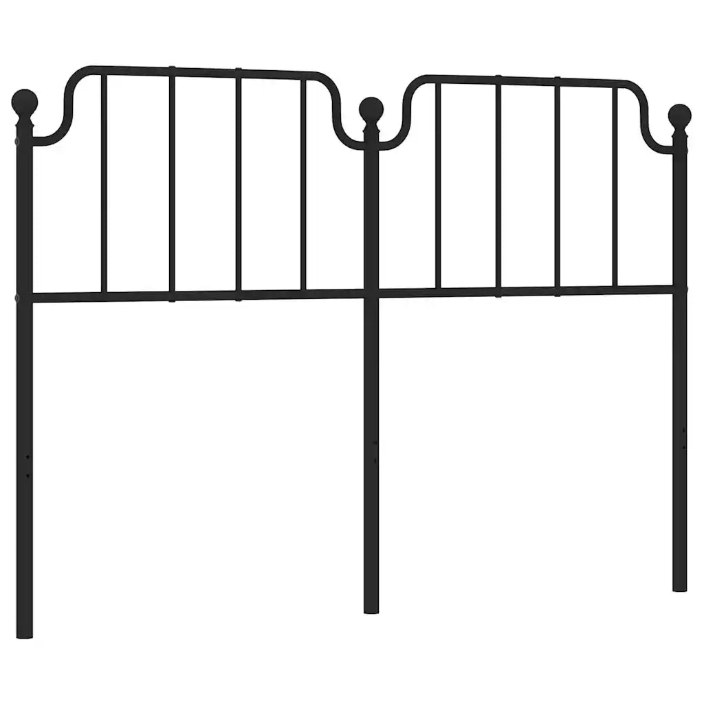 Testiera di Ricambio in Metallo Nero 135 cm 373919