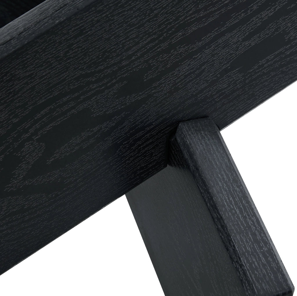 Tavolino da caffè rotondo 79 cm con piano in vetro e base incrociata in MDF e vetro nero trasparente