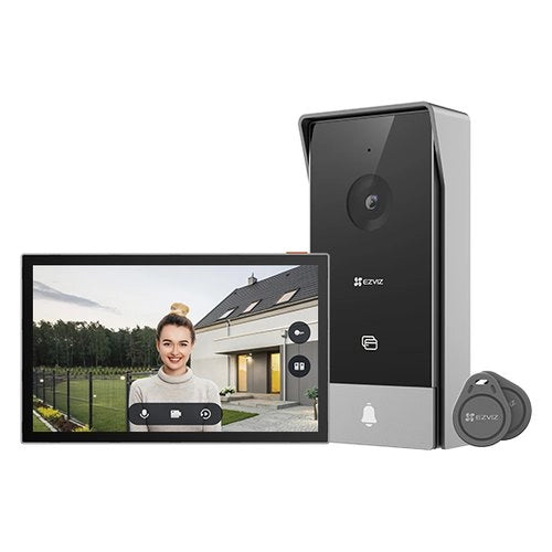 Ezviz hp5 sistema per video-citofono 17,8 cm (7") nero, argento - CS HP5 R100 1W2TFC