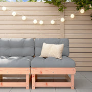 Divano Centrale da Giardino-Sofa Modulare-Divanetto da esterno in Legno Massello di Douglas