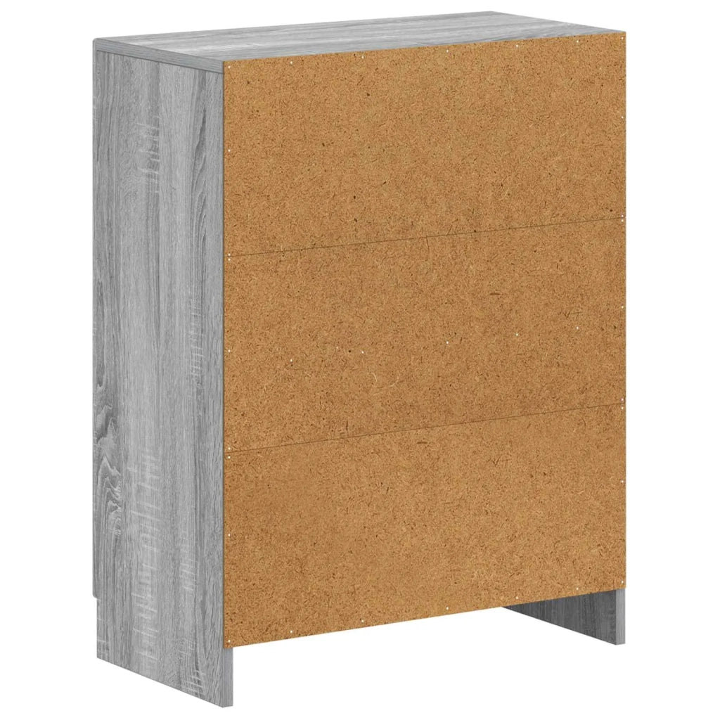 Mobiletto da Bagno UTRECHT Sonoma grigio 59,5 x 31 x 77 cm 897721