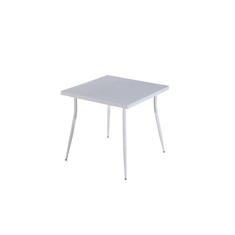 TAVOLO CARMEN CM 80X80X75H BIANCO- 1,0 pz