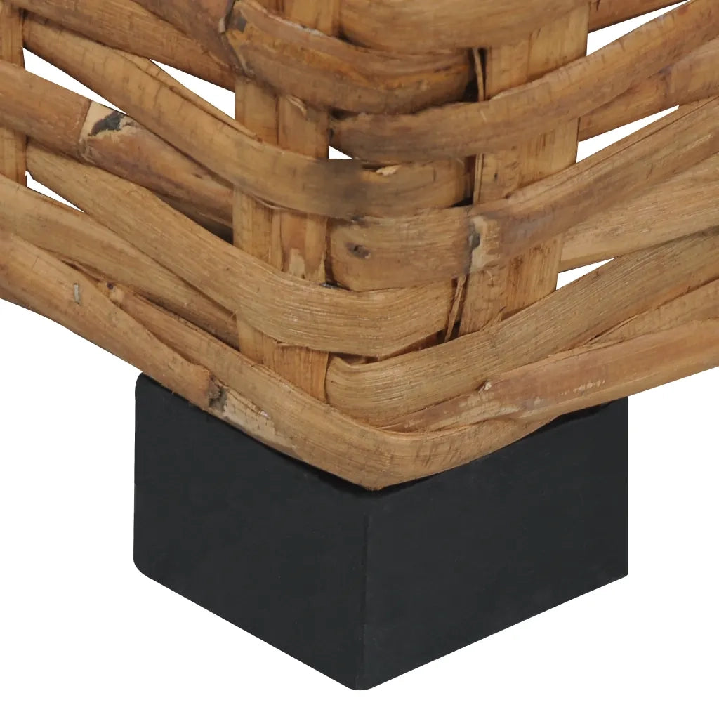 Tavolino da CaffÃ¨ 47x47x28 cm in Rattan Naturale cod mxl 72689