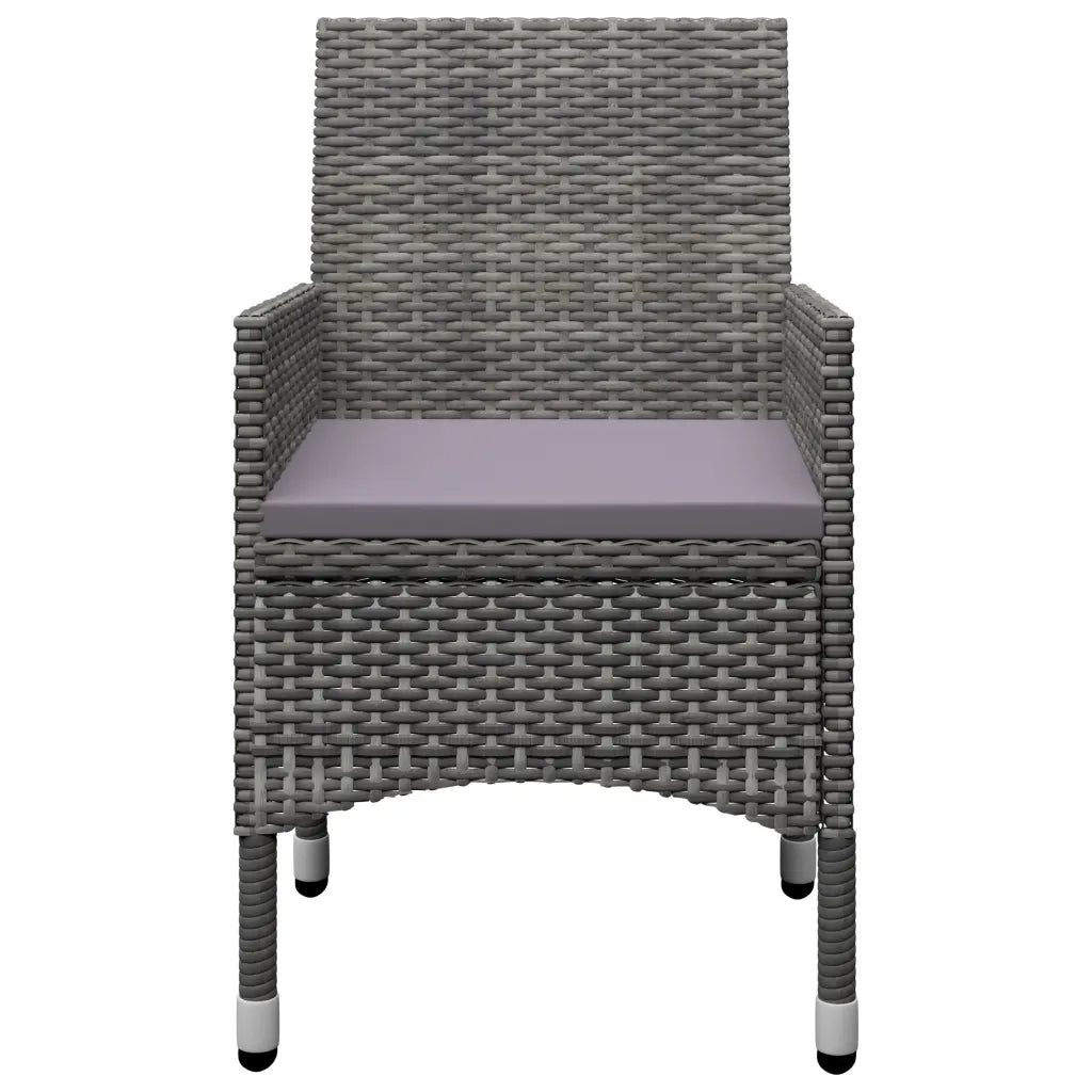 Set Mobili da Pranzo per Giardino 5 pz Grigio 3068692