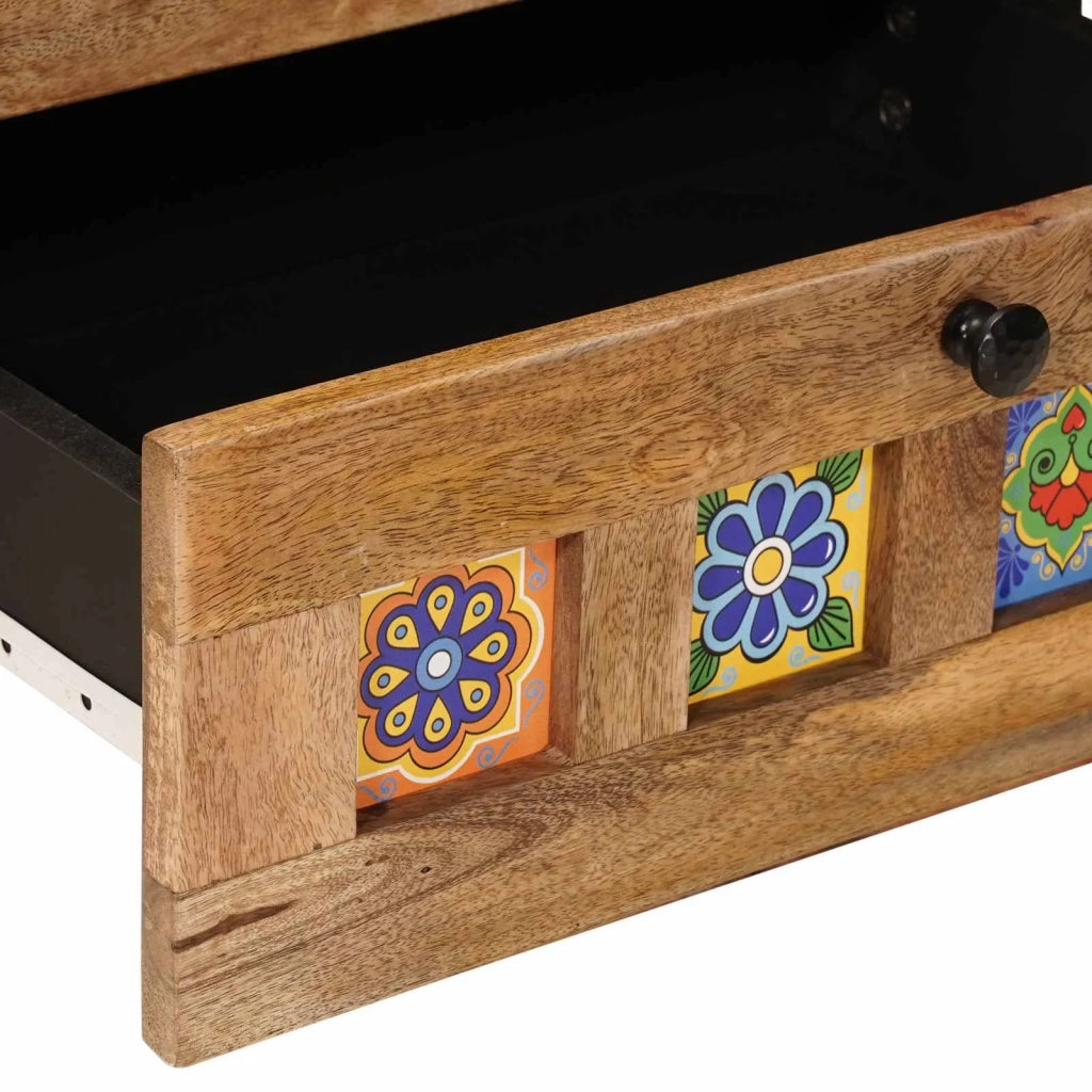 Armadio da Notte con cassetto Naturale 50 x 33 x 62 cm
