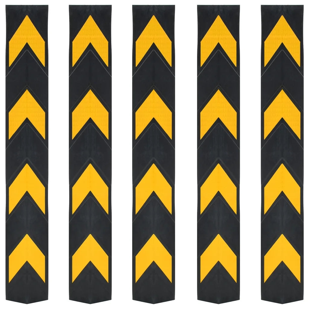 Protezioni Angolari Riflettenti 5 pz in Gomma 80 cm  cod mxl 77004
