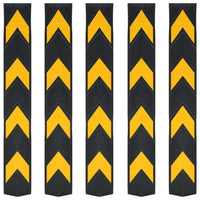 Protezioni Angolari Riflettenti 5 pz in Gomma 80 cm  cod mxl 77004