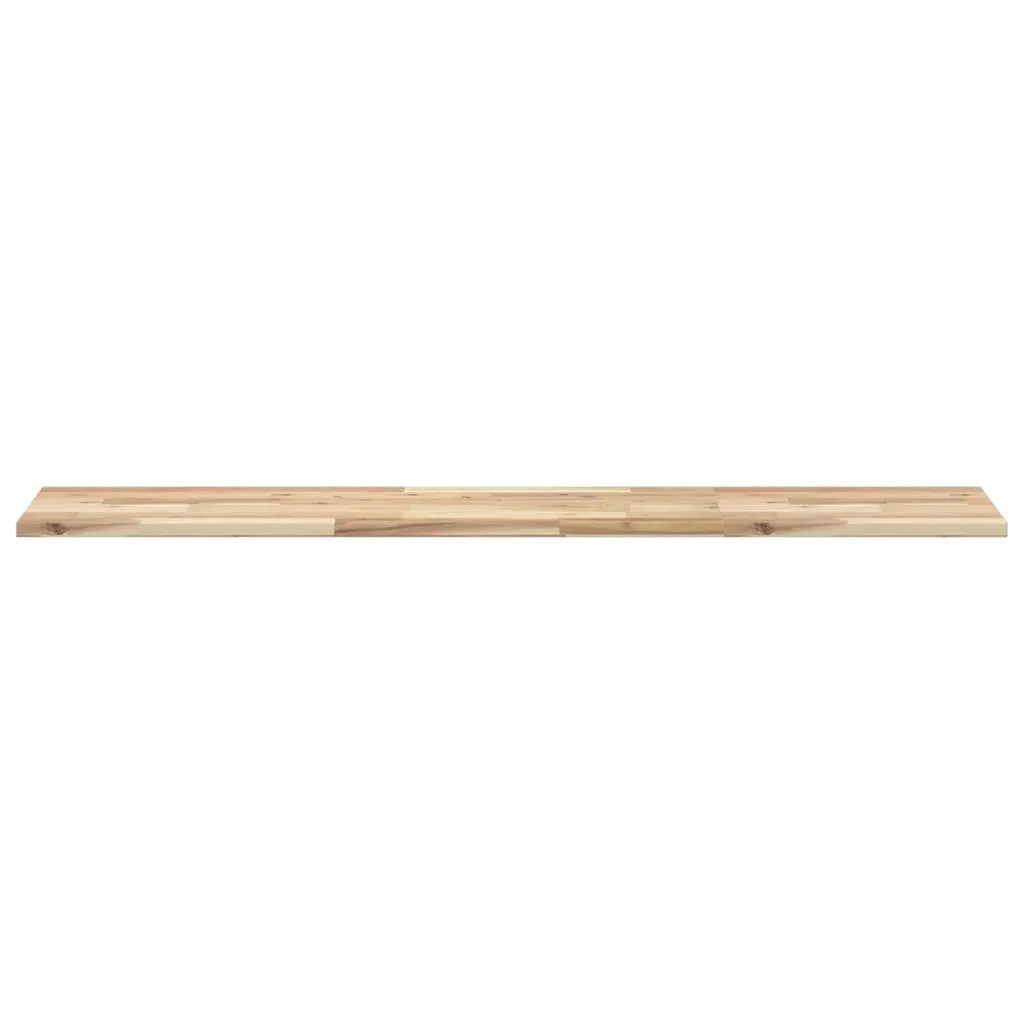 Mensole da Parete 4 pz 140x30x2 cm Legno Acacia Non Trattato 3279386