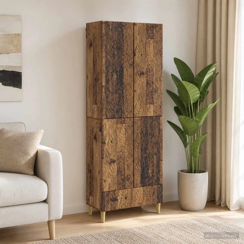 Set di armadi 2 pcs Legno antico Legno ingegnerizzato 3416698