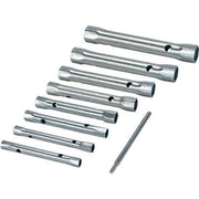 SERIE CHIAVI A TUBO DOPPIA 6 pezzi - mm 8x9÷16-17