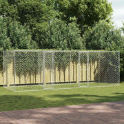 Gabbia per cani Argento 600 x 200 x 200 cm Acciaio zincato