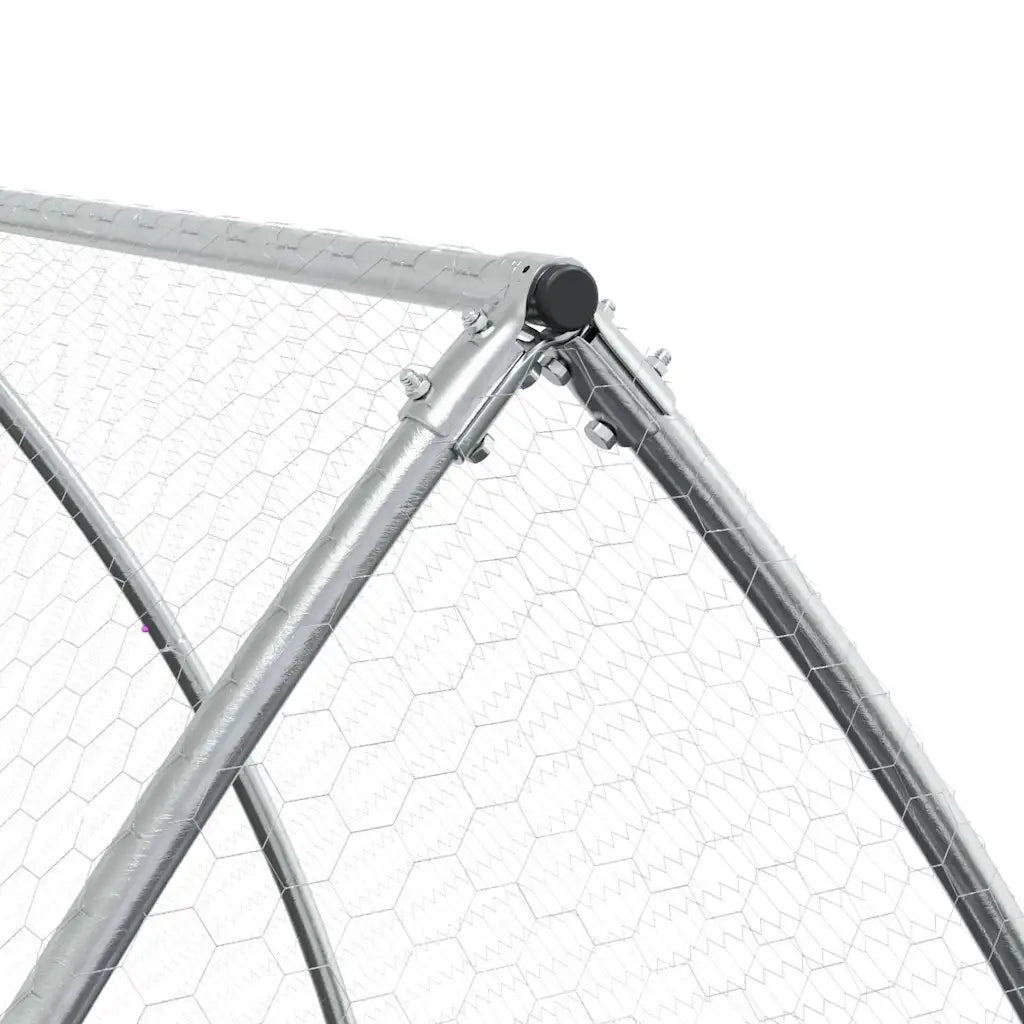Gabbia per Polli Argento 300x105x120 cm in Acciaio Zincato CFW3080828