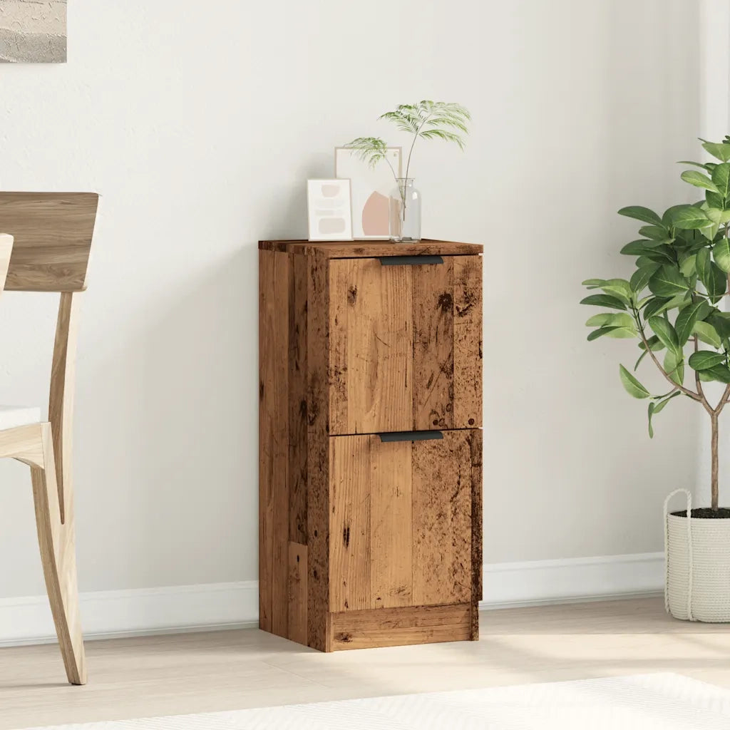 Credenza | Madia | Buffet da pranzo | Armadio da pranzo Legno Antico 30x30x70 cm in Legno Multistrato