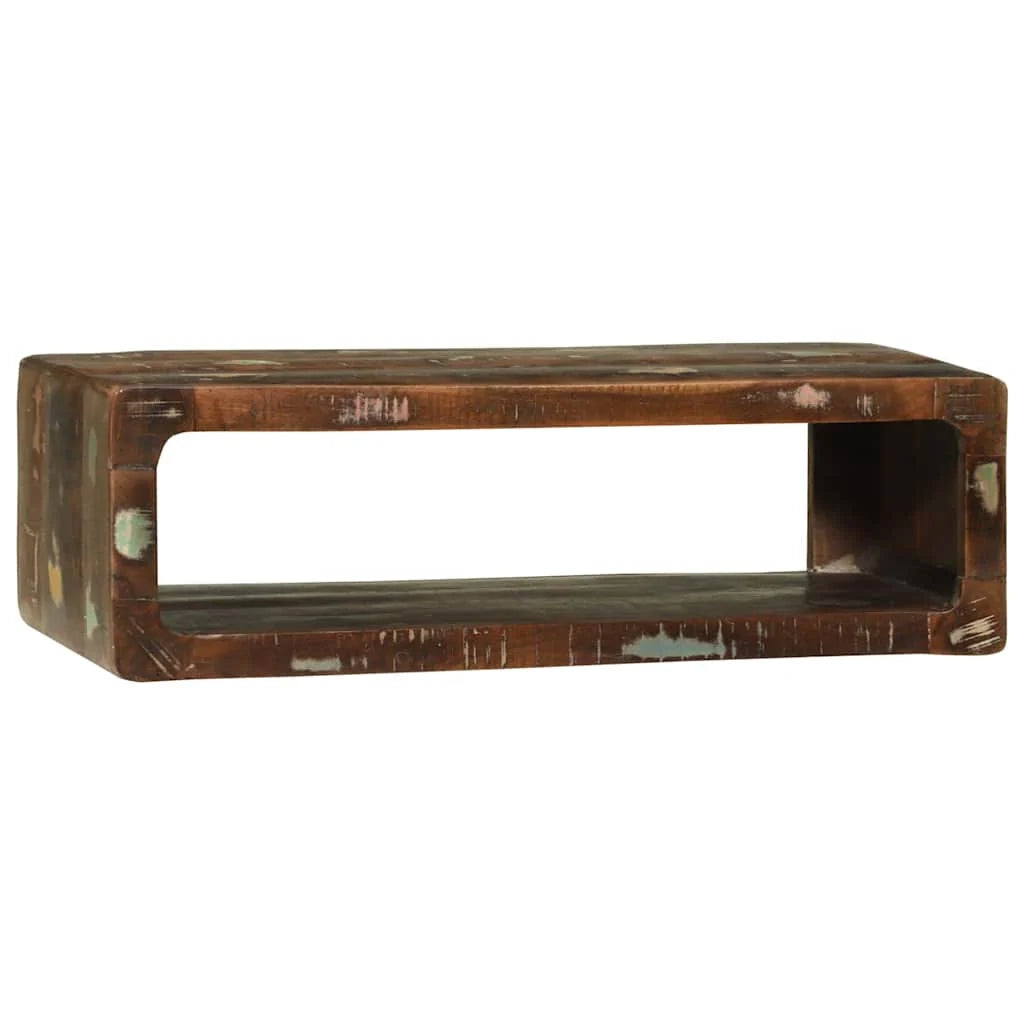 Mobile porta TV moderno e pratico con contenitore 80 x 30 x 25 cm realizzato in legno massello di recupero 02_0058073