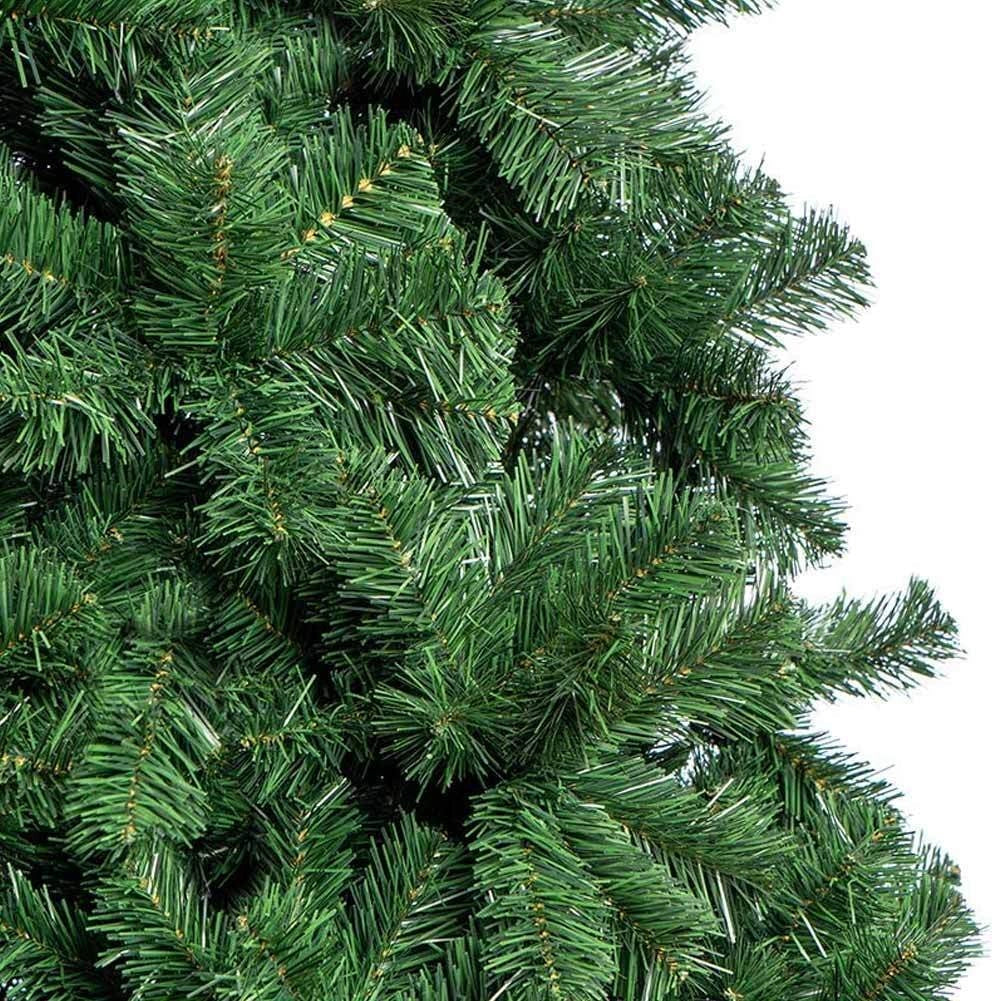 Albero Di Natale 240cm Gran Sasso Super Folto 2049 Rami Pino Verde Base a Croce