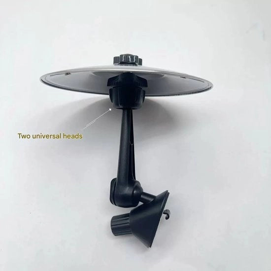 Cimbalo di Crash auto, cimbalo di Crash per tamburi auto, tamburi auto, tazza di ventilazione, decorazione per bonghi, adatto per tutti i tipi di veicoli, appassionati di musica, intrattenimento da guidare, stile Argento 2