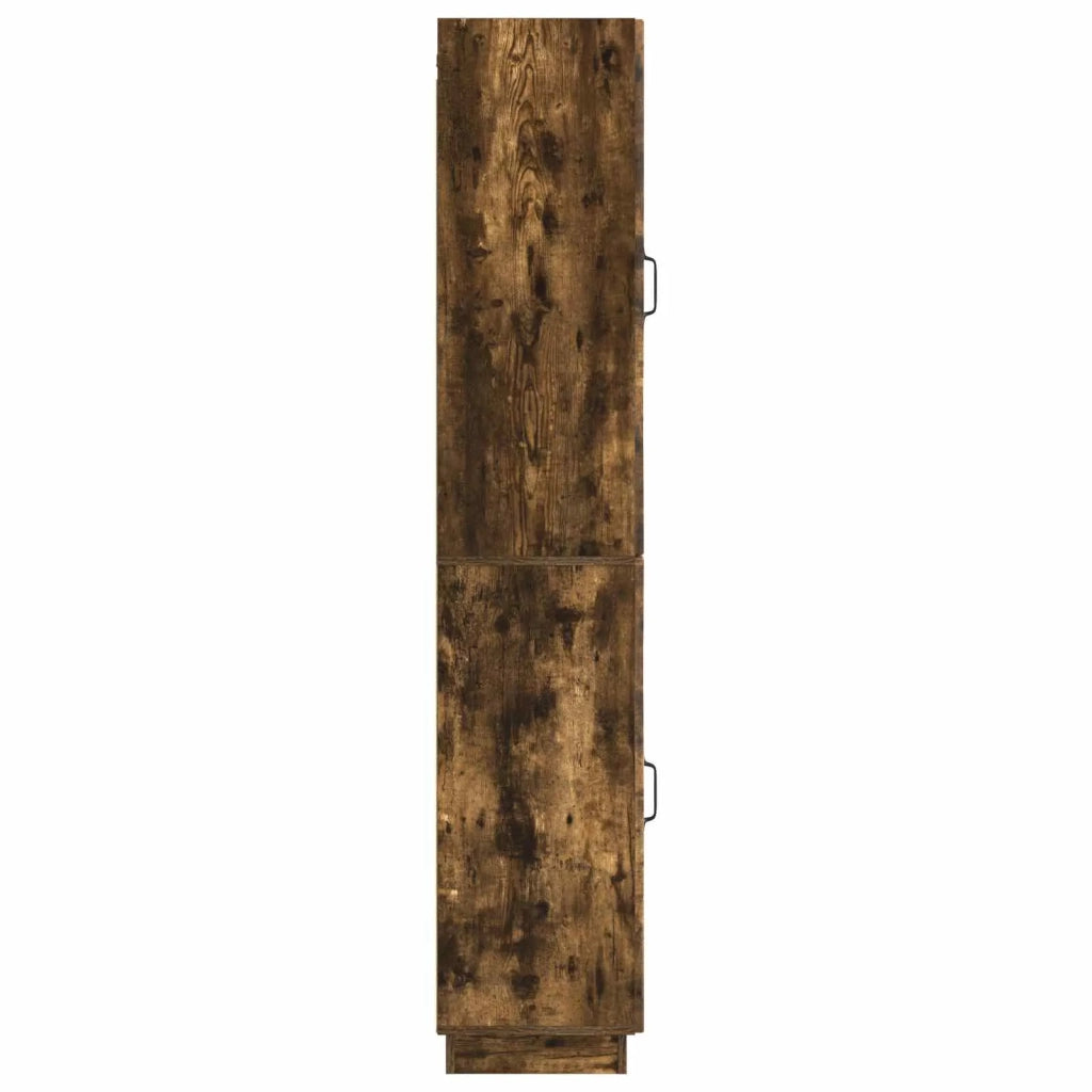 Set di armadi 2 pcs Rovere Fumo Legno ingegnerizzato 3416795