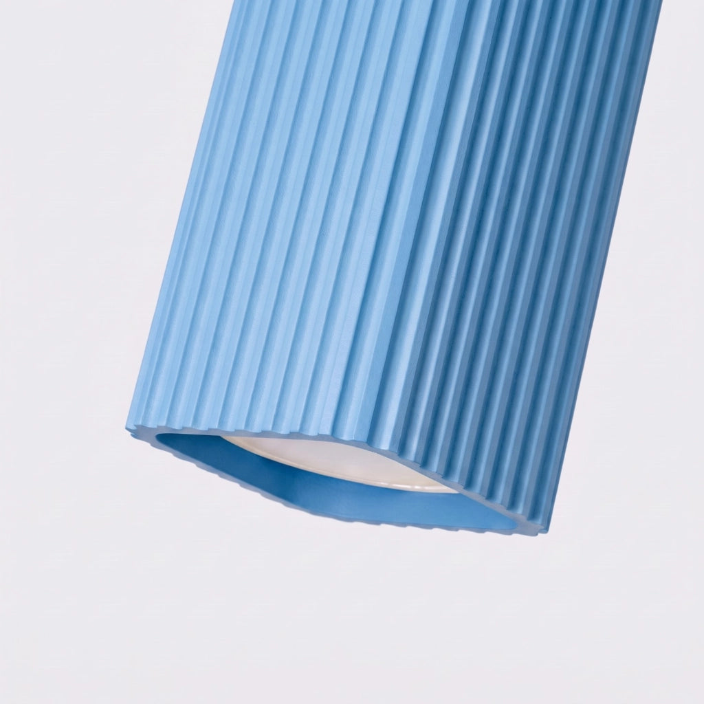 Plafoniera RAYO 6L azzurra