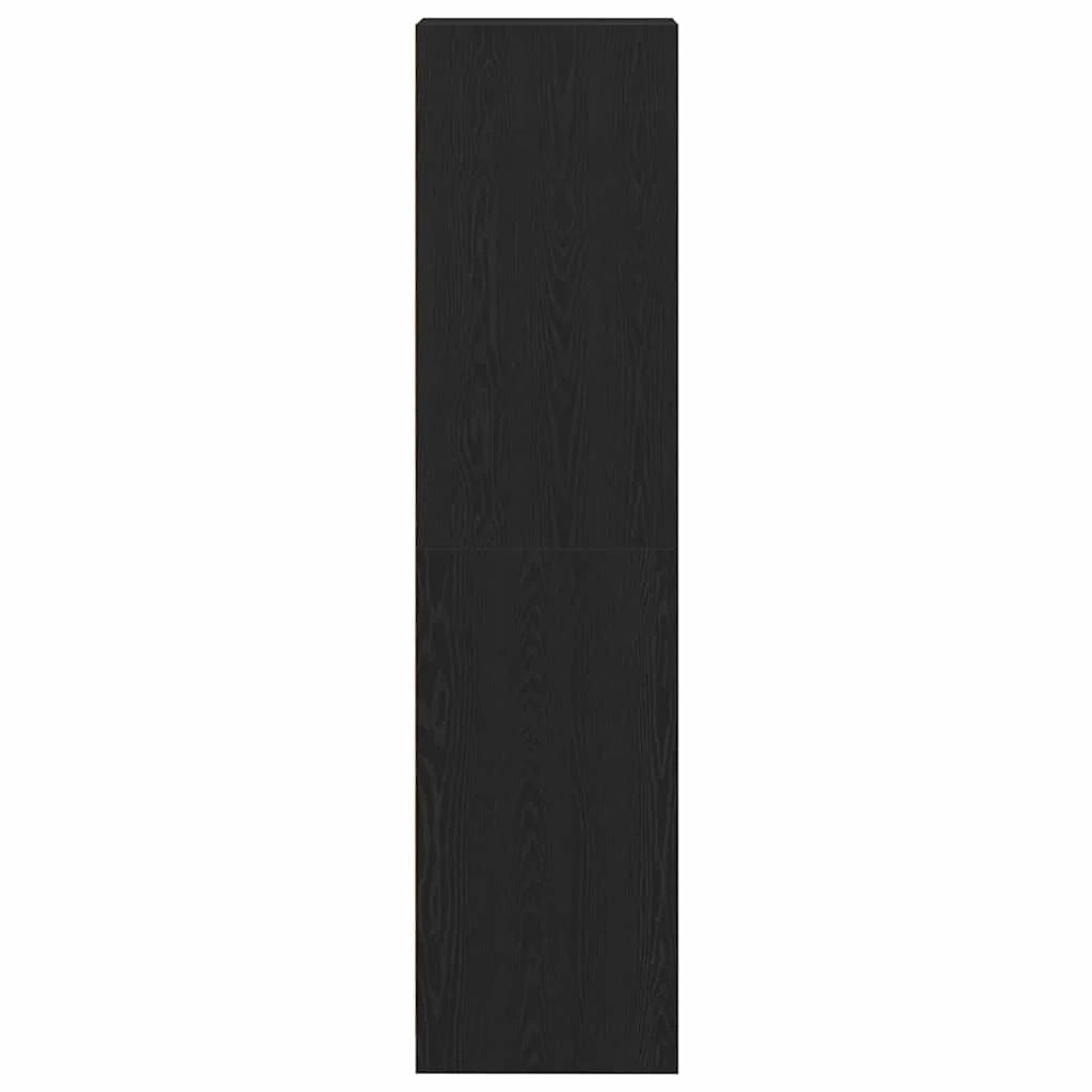 Mobiletto moderno con 2 ripiani in legno ingegnerizzato 30 x 50 x 200 cm finitura legno anticato 02_0055939