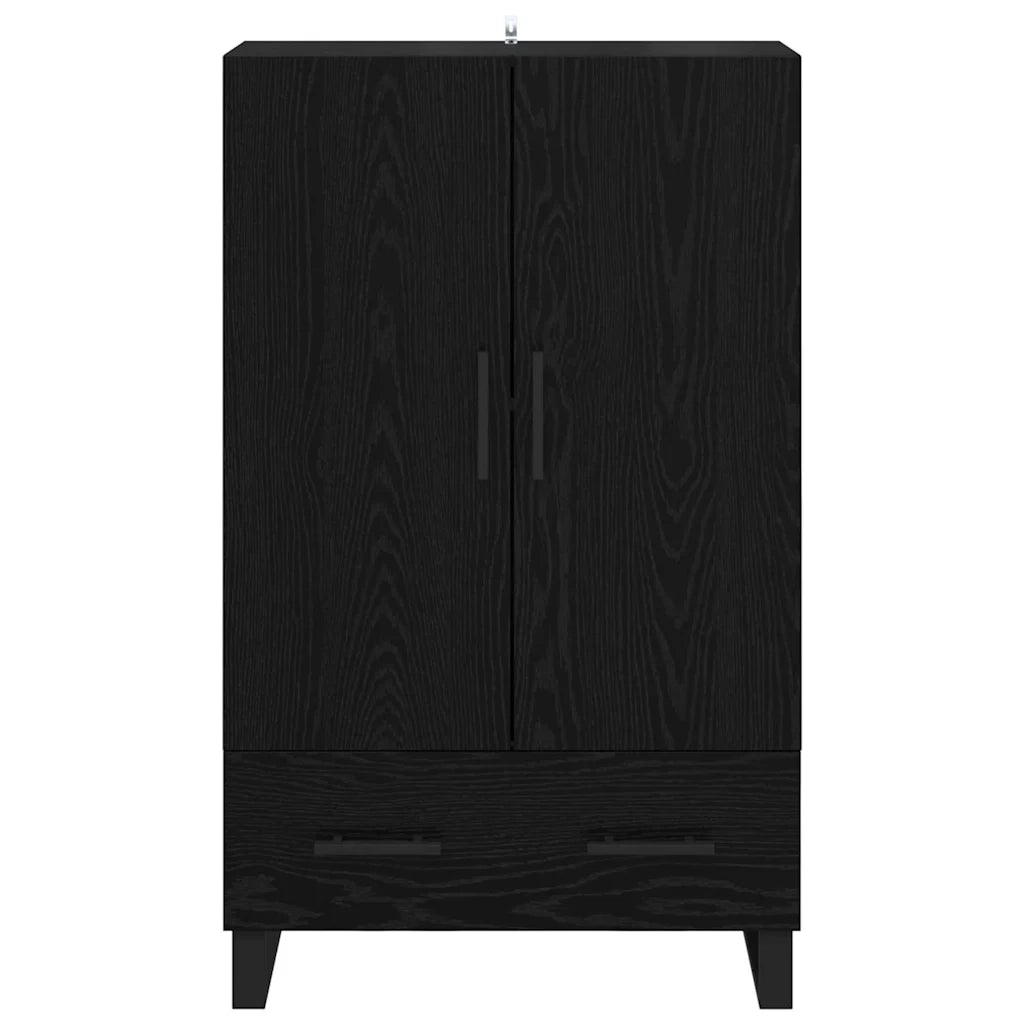 Credenza Rovere Nero 69,5 x 30 x 115 cm Legno multistrato