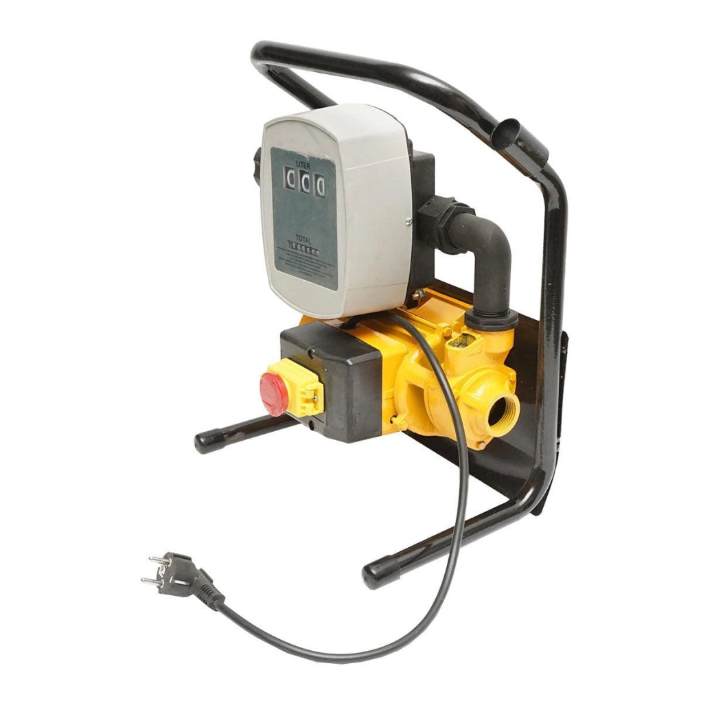POMPA ELETTRICA AUTOADESCANTE 220V 600W 40L/min. Pompa gasolio Contalitri POMPA TRAVASO GASOLIO POMPA ELETTRICA AUTOADESCANTE con PISTOLA + ACCESSORI Breckner Germany