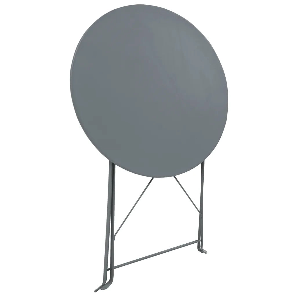 Set da Bistrot 3 pz | Set Salotto da Giardino in Acciaio Grigio