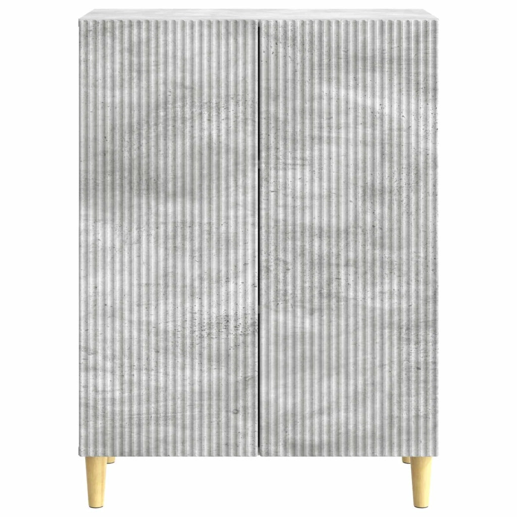 Credenza Grigio Cemento 66 x 34,5 x 90 cm Legno ingegnerizzato