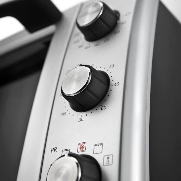 De'Longhi EO24752 Sfornatutto Midi Fornetto Elettrico Ventilato 24 L 2000 W 7 Funzioni con Grill colore Argento