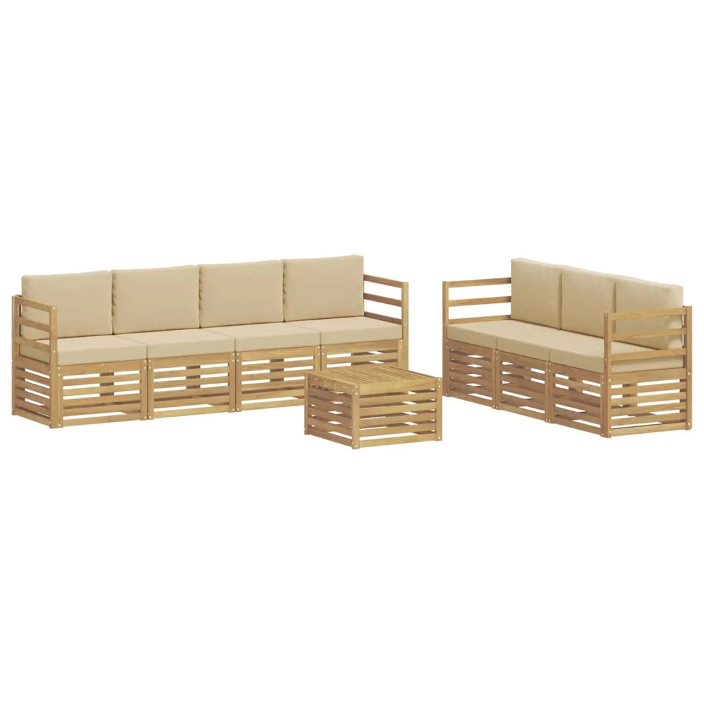 Set divani Legno di Acacia Massello