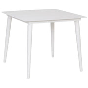 Tavolo in alluminio bianco 90x90x75 cm