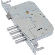 SERRATURA METALLO INFILARE 634/3 SAB  B.Q ZINC F.MM 25 DM M4 TRIPL+SCR E.MM 60