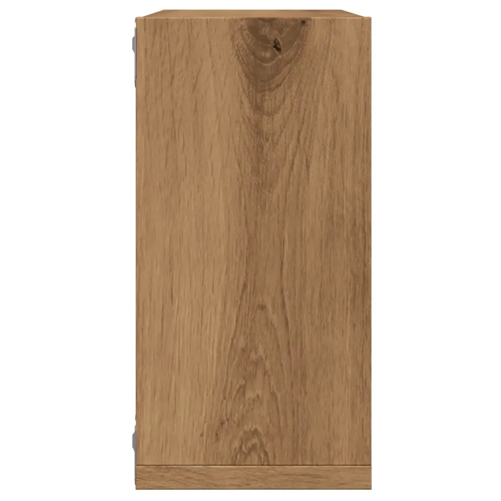 Mensole Parete a Cubo 4 pz Artigianale 30x15x30 cm Truciolato 856580