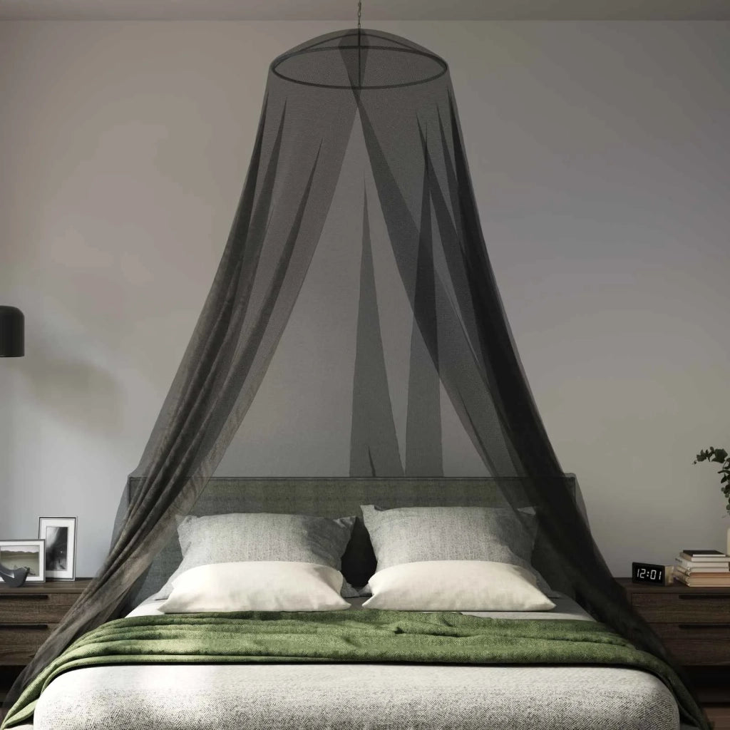 Zanzariera per letto 156 maglia 3 pcs 156 maglia Nero 42033572