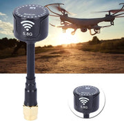 Antenna 3dBi LHCP 5325-5945 MHz 5.8 GHz - Direttrice Alta Gittata - Componenti per Drone RC - Drone FPV da Corsa - SMA Con Ago Interno Nero.